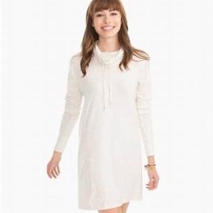 NWT Southern Tide Scuba Pullover Dress in Heather Oatmeal. M